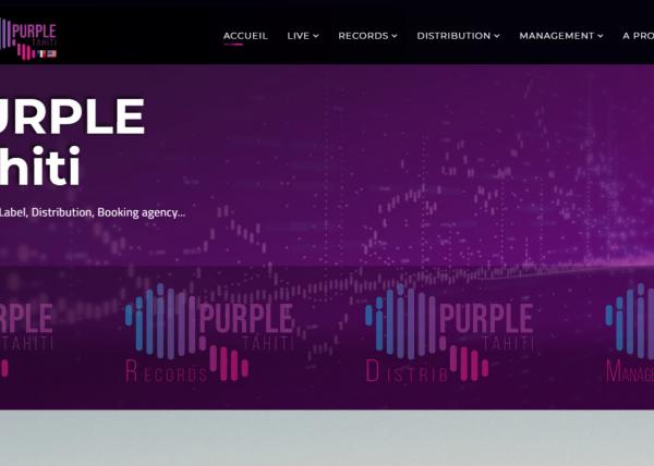 Site web - Purple Tahiti