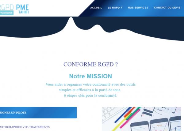 Site web - RGPD Tahiti PME